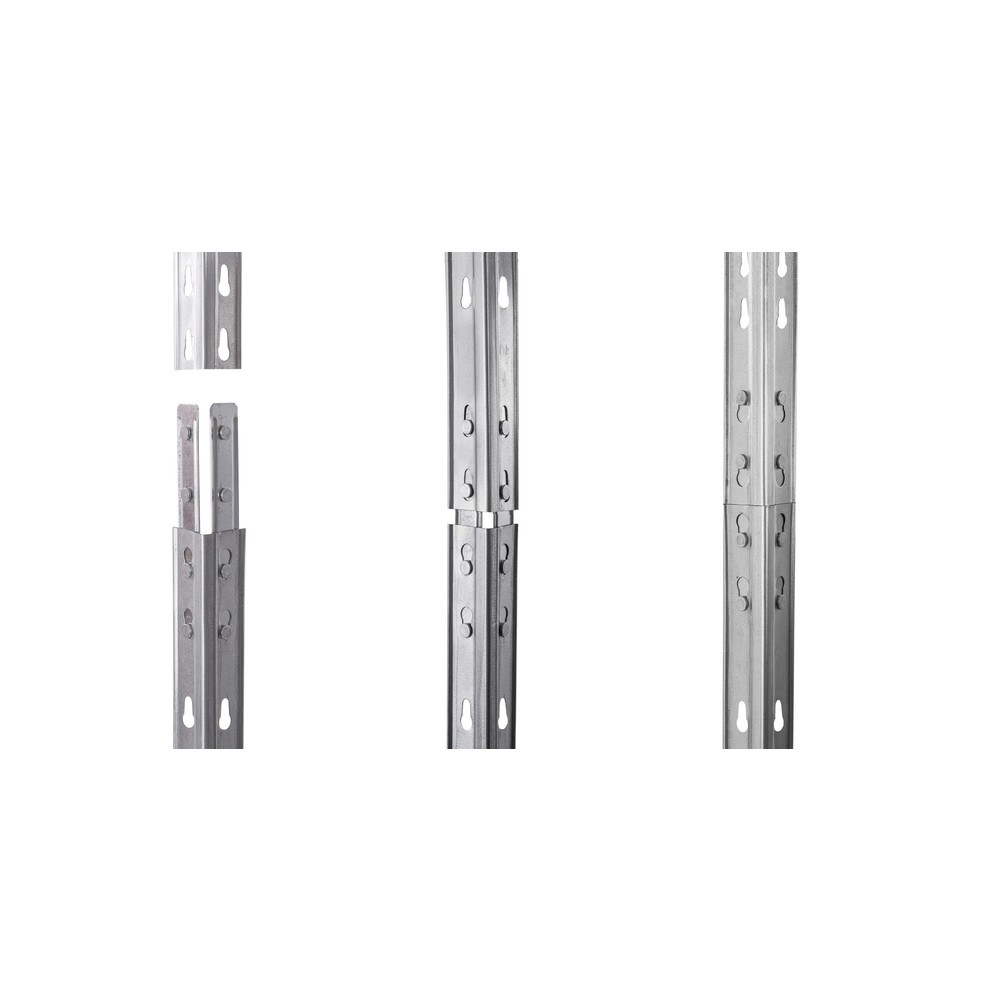 Número de imagen del producto 2: Estante de gran envergadura exterior con estantes de rejilla, alto H x An x F 1800 x 1500 x 600 mm