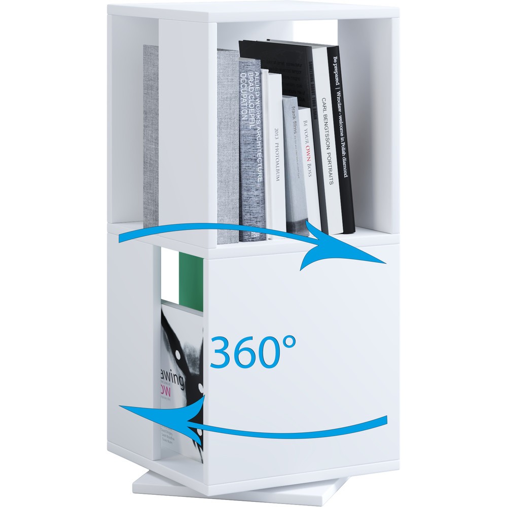 Número de imagen del producto 2: Estantería giratoria VCM Stifta L, blanco
