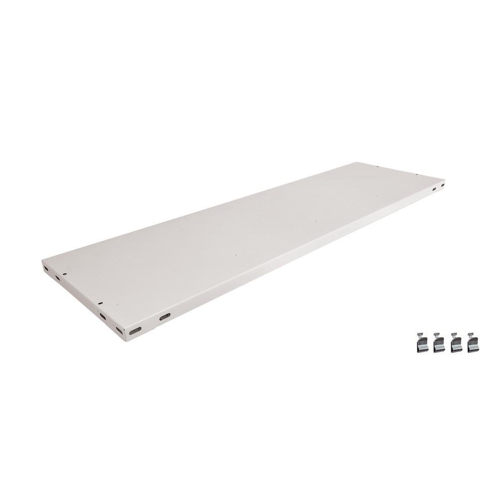 Número de imagen del producto 1: estante intermedio adicional para estantería para archivo SCHULTE en negro, sin topes extremos, 1300 x 300 mm de ancho x 300 mm