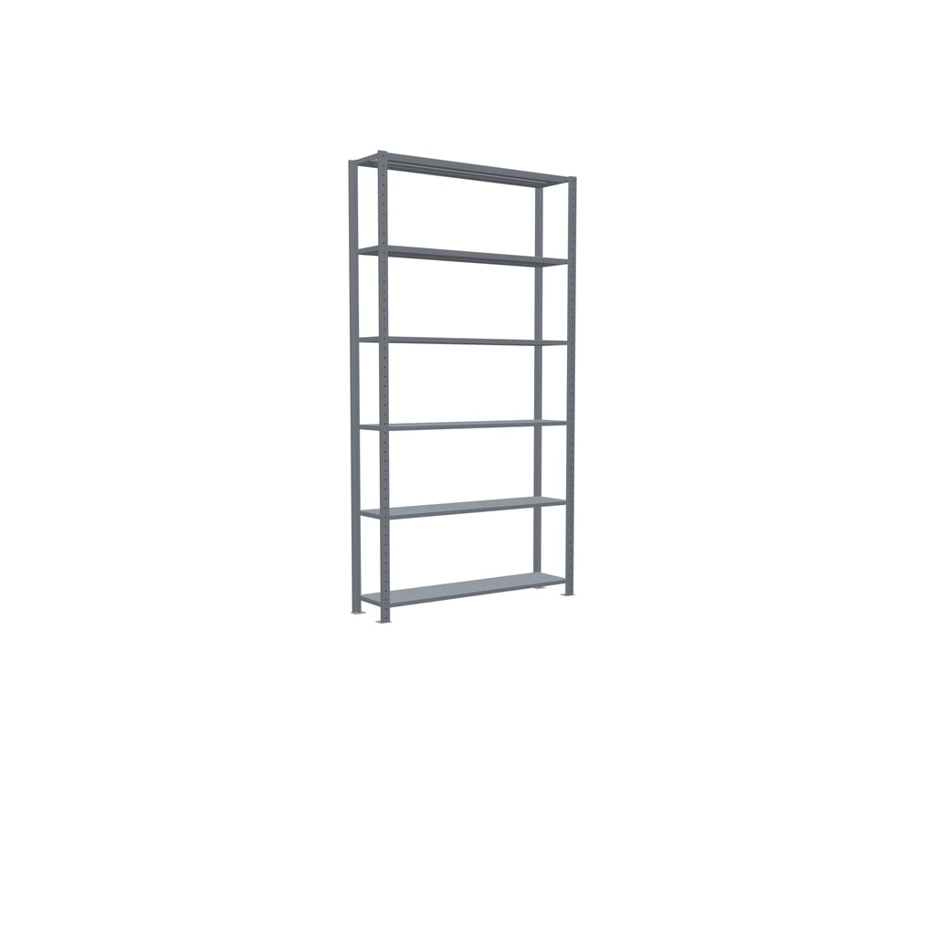 Número de imagen del producto 5: Estantería de cargas pequeñas SCHULTE galvanizada, carga por estante 150 kg, HxAxF 2.500 x 1.360 x 336 mm