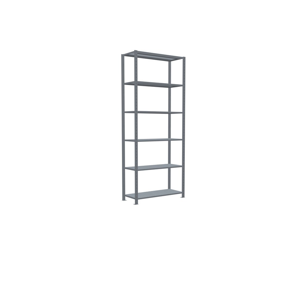 Número de imagen del producto 2: Estantería de cargas pequeñas SCHULTE galvanizada, carga por estante 150 kg, HxAxF 2.500 x 1.060 x 436 mm