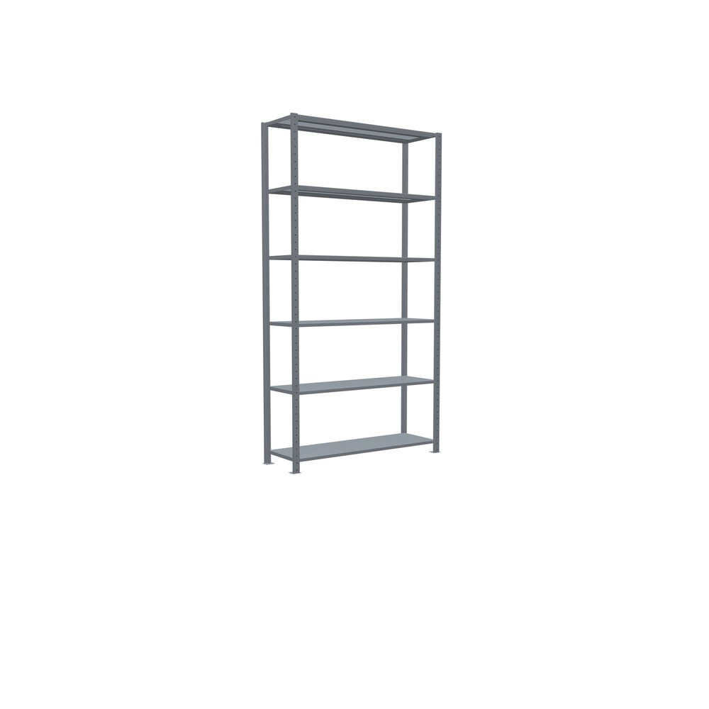 Número de imagen del producto 2: Estantería de cargas pequeñas SCHULTE galvanizada, carga por estante 150 kg, HxAxF 2.500 x 1.360 x 436 mm