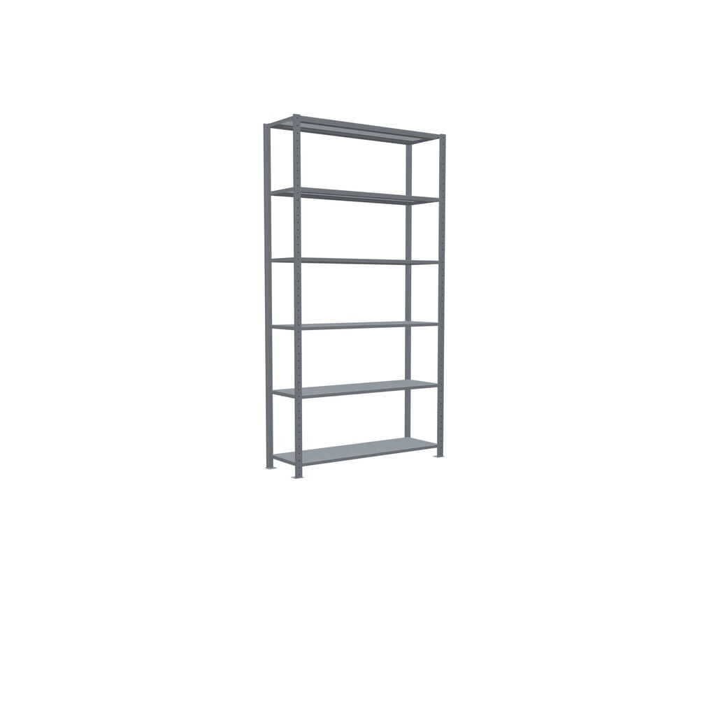 Estantería de cargas pequeñas SCHULTE galvanizada, carga por estante 150 kg, HxAxF 2.500 x 1.360 x 436 mm Número de imagen del producto 2: Estantería de cargas pequeñas SCHULTE galvanizada, carga por estante 150 kg, HxAxF 2.500 x 1.360 x 436 mm