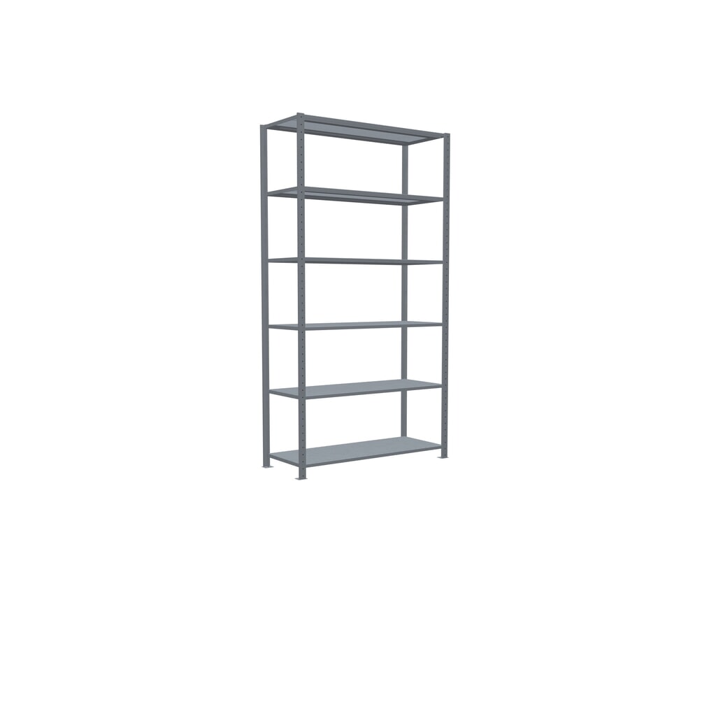 Estantería de cargas pequeñas SCHULTE galvanizada, carga por estante 150 kg, HxAxF 2.500 x 1.360 x 536 mm Número de imagen del producto 2: Estantería de cargas pequeñas SCHULTE galvanizada, carga por estante 150 kg, HxAxF 2.500 x 1.360 x 536 mm