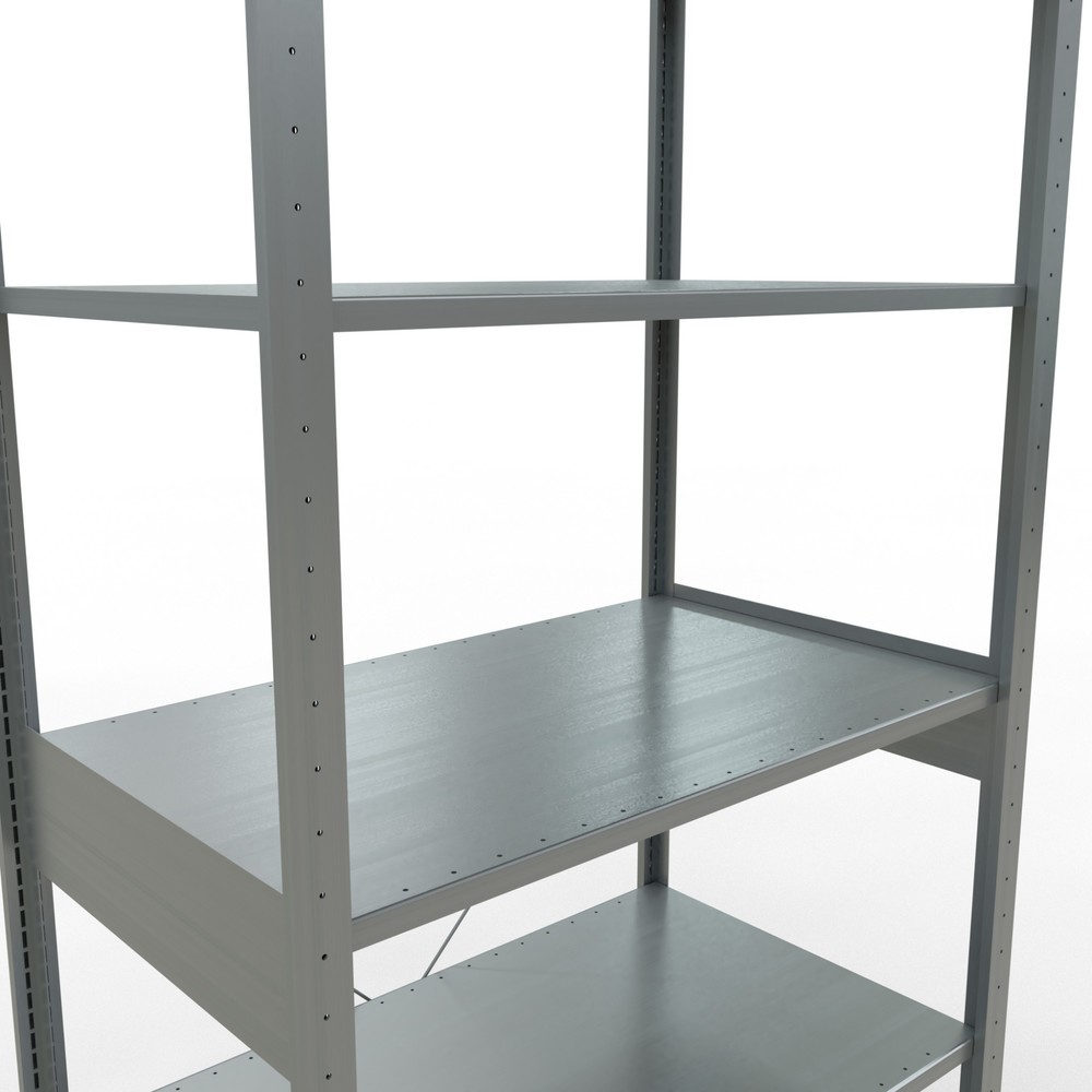 Número de imagen del producto 5: Estantería de cargas pequeñas SCHULTE galvanizada, carga por estante 150 kg, HxAxF 2.500 x 1.060 x 636 mm