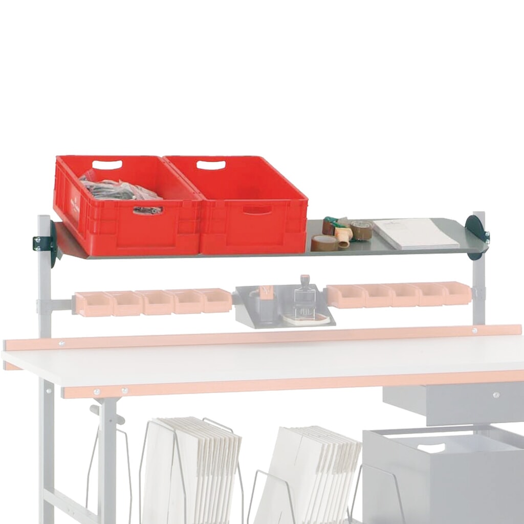 Imagen del producto: Bandeja inclinada para mesa de embalaje Rocholz, inclinable, AxF 1.630 x 450 mm