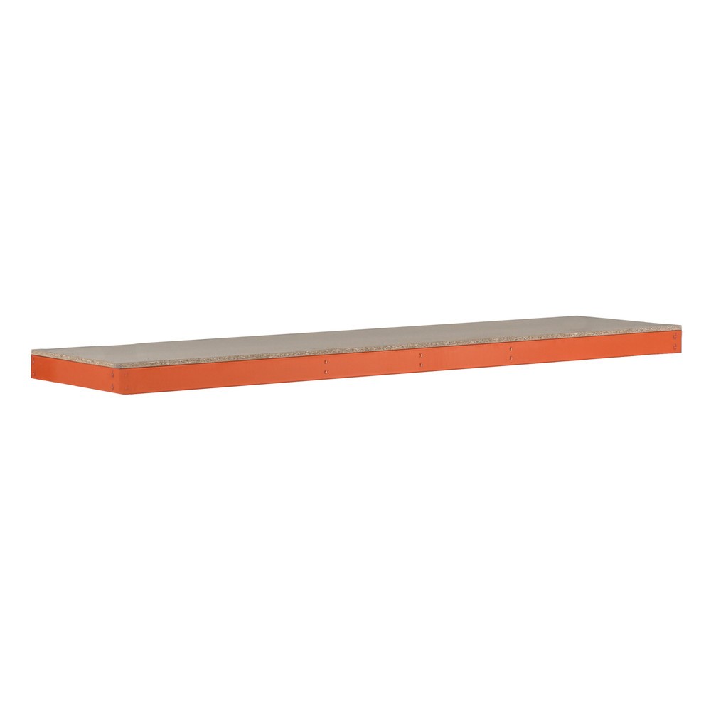 Imagen del producto: estantería ancha SCHULTE con aglomerado, 1,536 x 469 mm de ancho, naranja