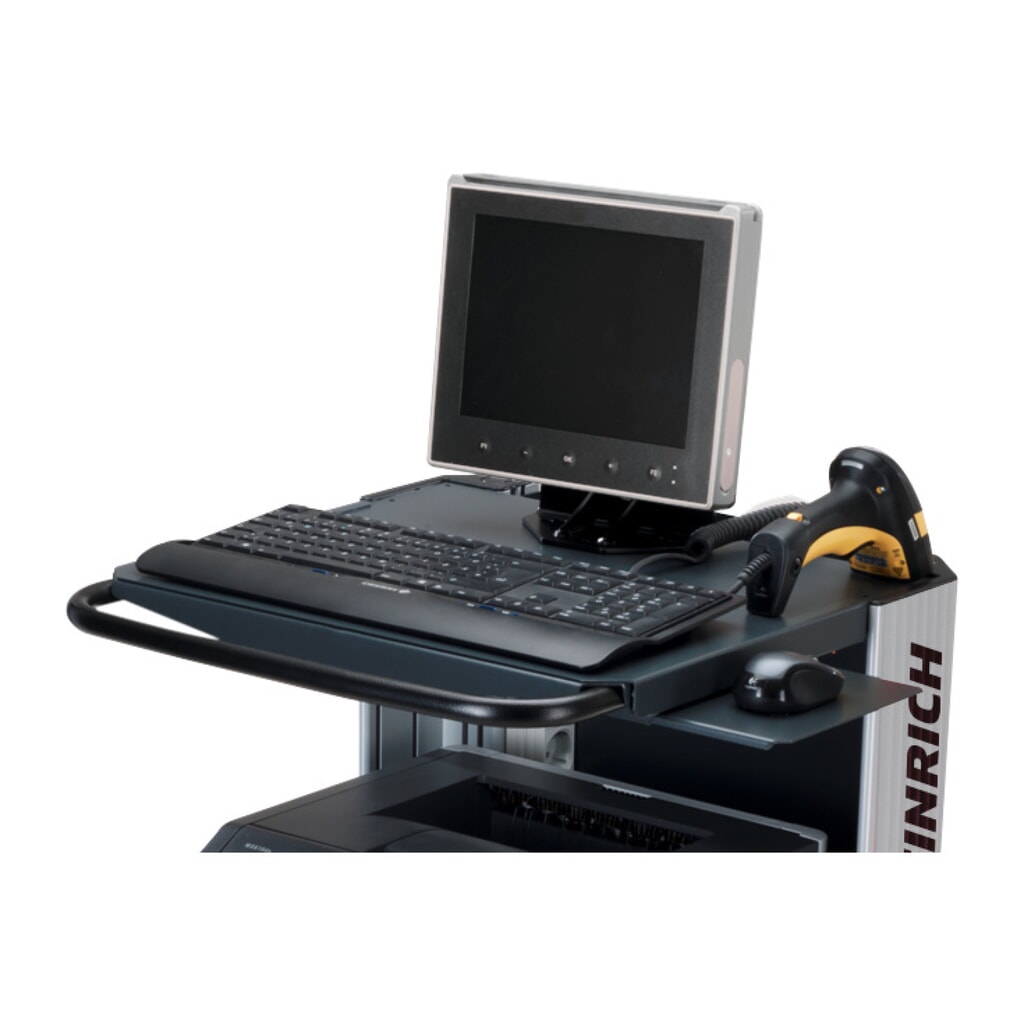 Estante para teclado y ratón para el puesto de trabajo móvil WMD de Jungheinrich Imagen del producto: Estante para teclado y ratón para el puesto de trabajo móvil WMD de Jungheinrich