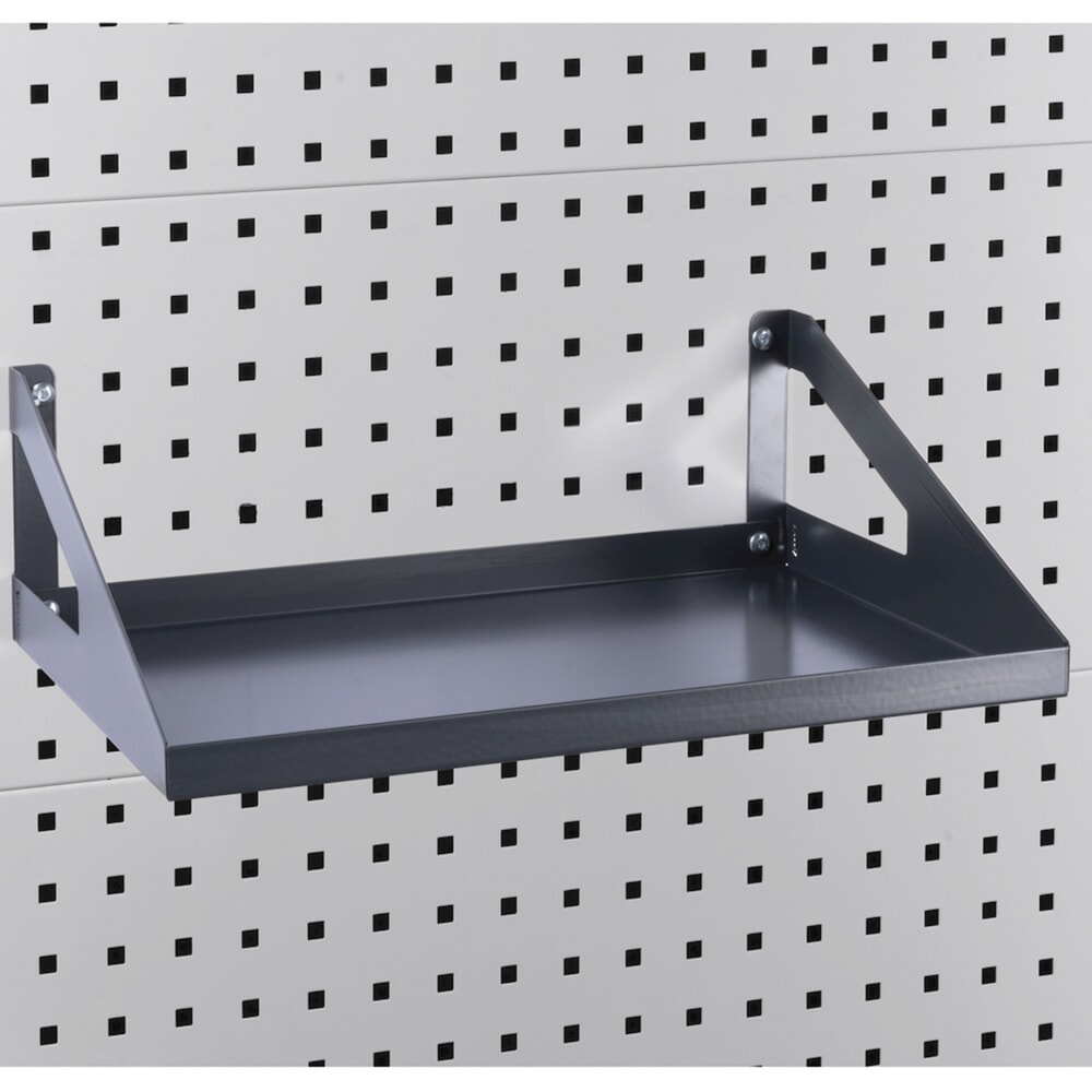Número de imagen del producto 5: Armario de taller Fami PERFOM, 4 baldas perforados, 3 cajones, paneles perforados para la puerta, cubos de almacenamiento con frente abierto, 2.000 x 1.023 x 726 mm (alto x ancho x fondo), gris claro, antracita