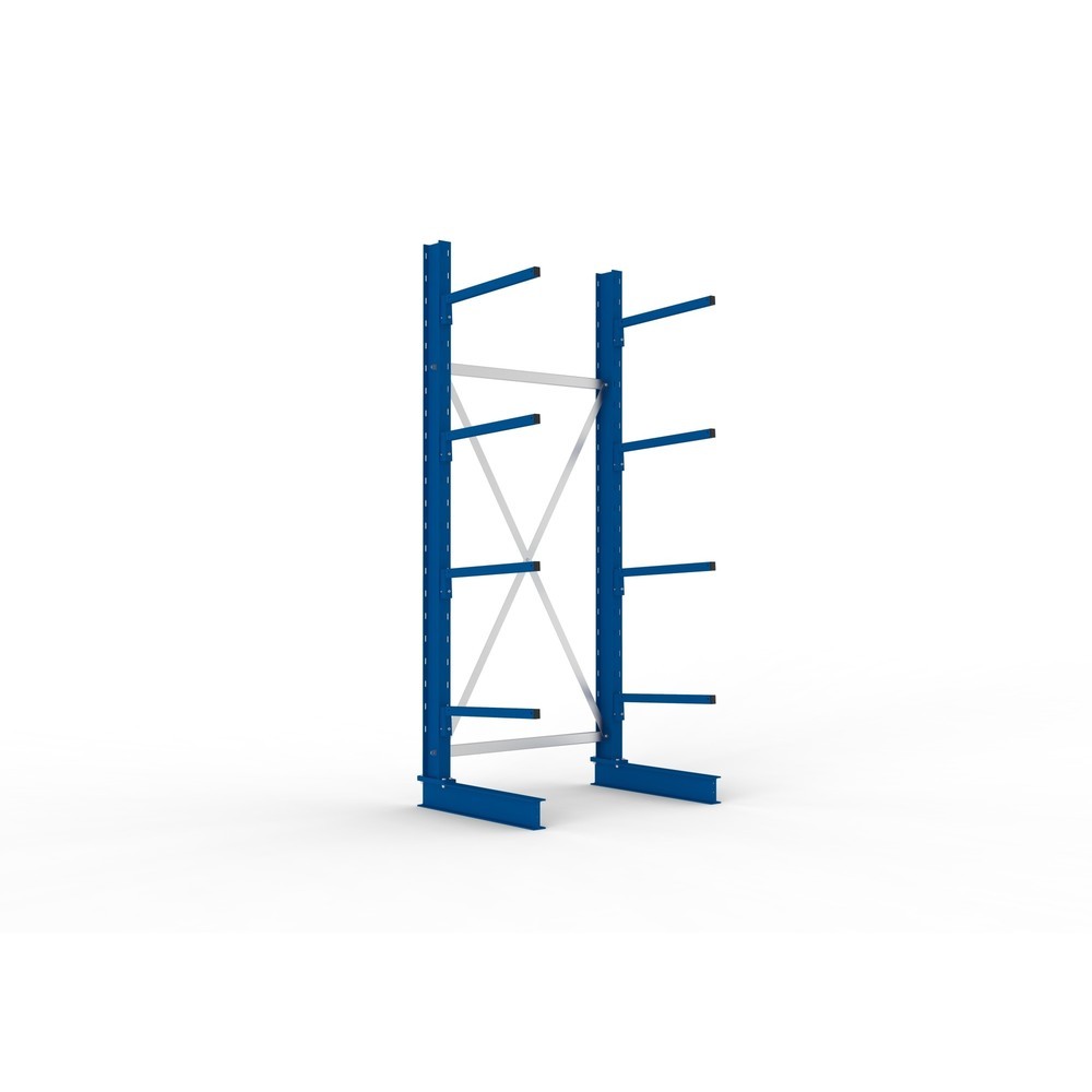 Imagen del producto: Estantería cantilever META, módulo inicial, unilateral, c.c. 140 kg, altura 2.500 mm