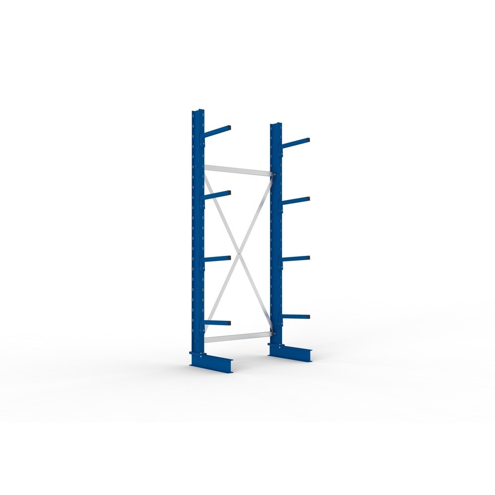 Imagen del producto: Estantería cantilever META, módulo inicial, unilateral, c.c. 220 kg, altura 2.500 mm