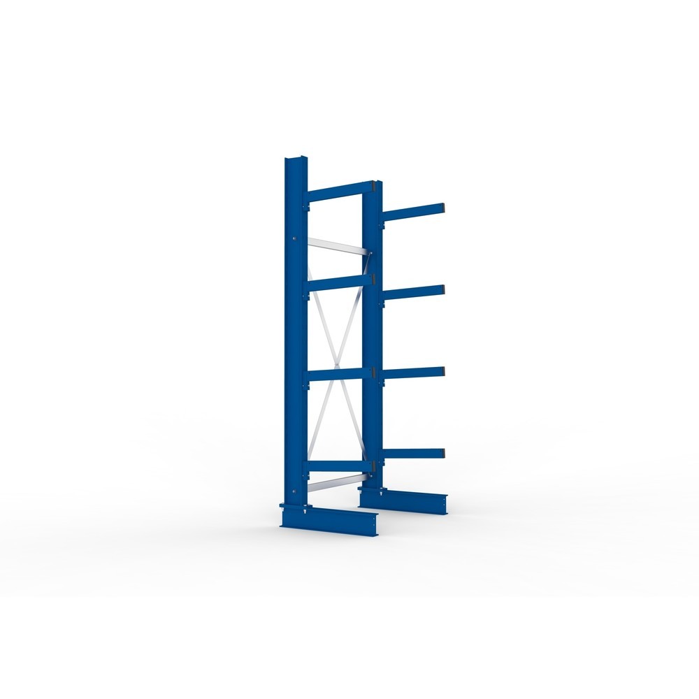 Número de imagen del producto 4: Estantería cantilever META, módulo inicial, unilateral, c.c. 430 kg, altura 2.500 mm, carga por módulo 2.200 kg