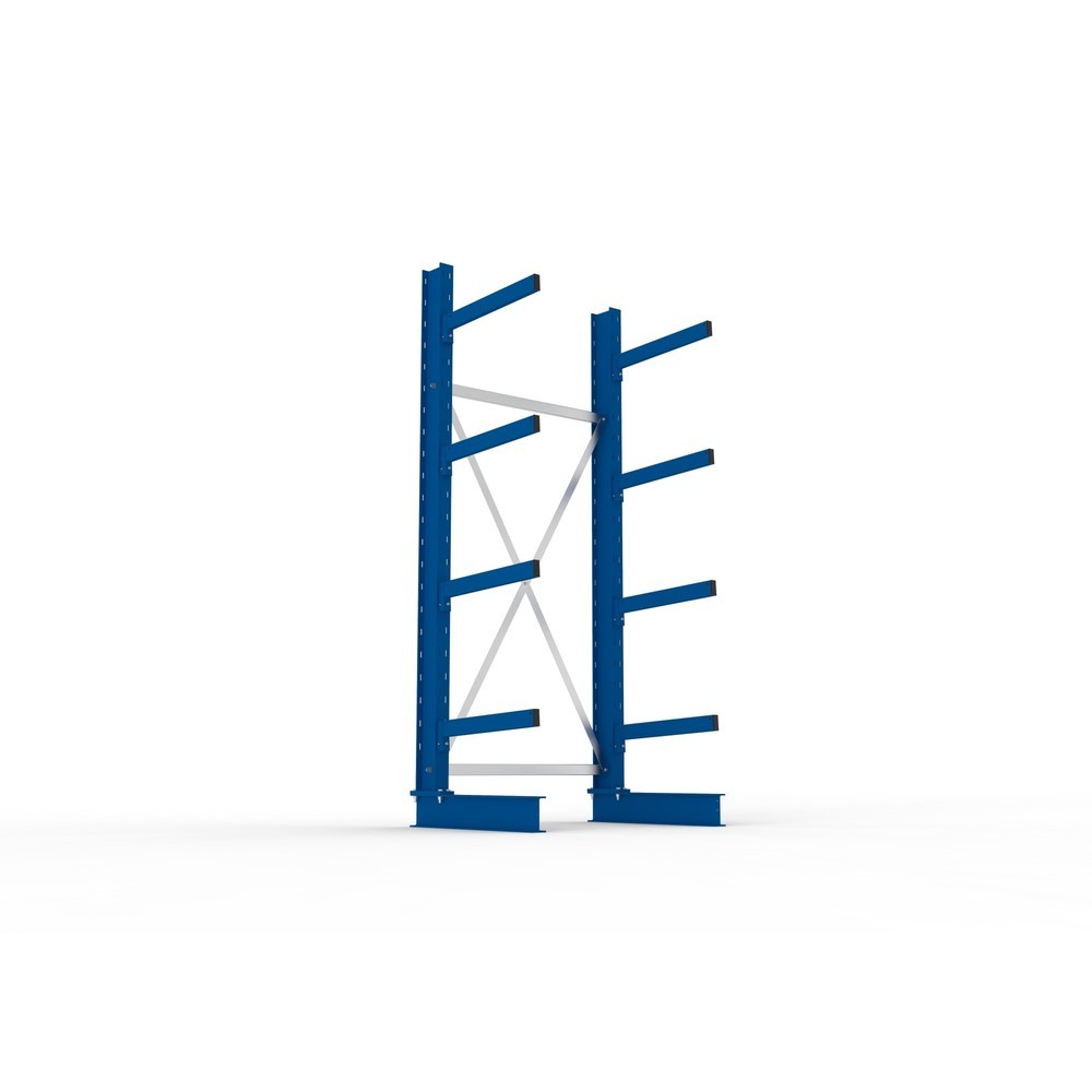 Número de imagen del producto 3: Estantería cantilever META, módulo inicial, unilateral, c.c. 355 kg, altura 2.500 mm, carga por módulo 1.900 kg
