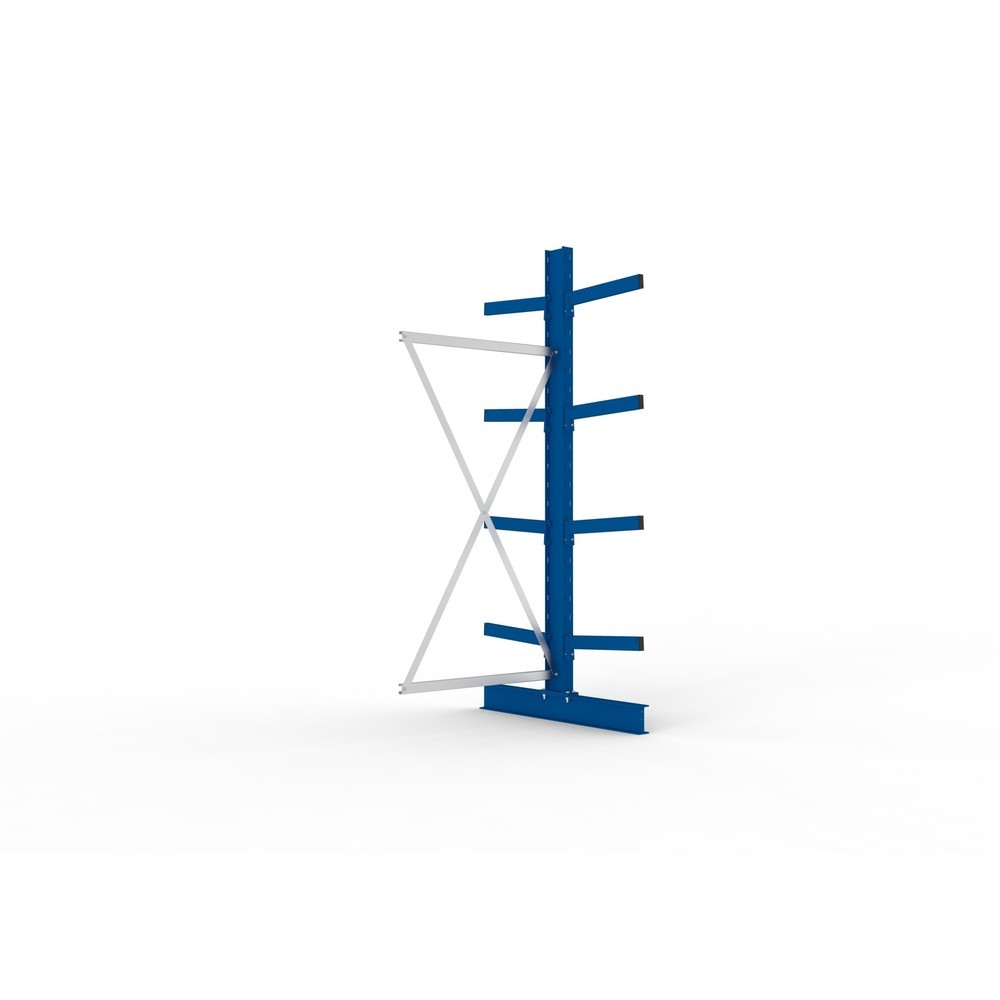 Imagen del producto: Estantería cantilever META, módulo adicional, bilateral, c.c. 430 kg, altura 2.500 mm, carga por módulo 4.400 kg