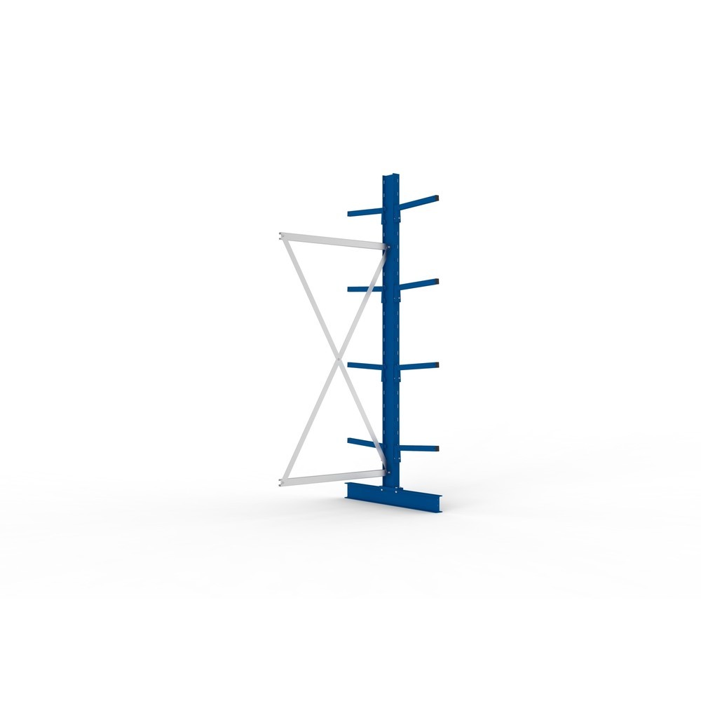 Imagen del producto: Estantería cantilever META, módulo adicional, bilateral, c.c. 220 kg, altura 2.500 mm