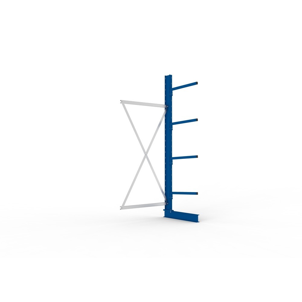 Imagen del producto: Estantería cantilever META, módulo adicional, unilateral, c.c. 140 kg, altura 2.500 mm