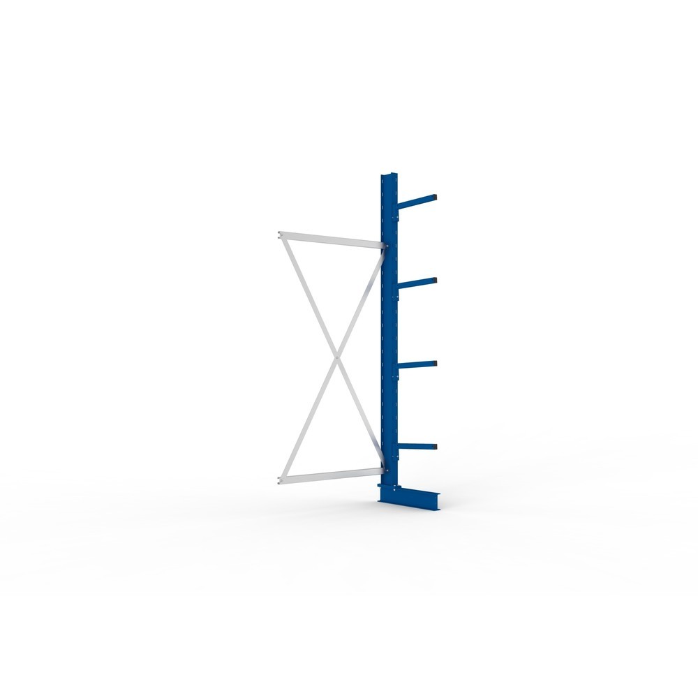 Imagen del producto: Estantería cantilever META, módulo adicional, unilateral, c.c. 220 kg, altura 2.500 mm