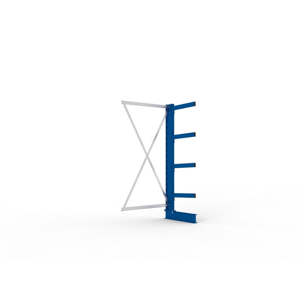 Imagen del producto: Estantería cantilever META, módulo adicional, unilateral, c.c. 430 kg, altura 2.000 mm, carga por módulo 2.340 kg