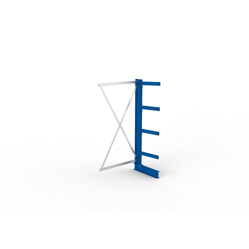 Número de imagen del producto 4: Estantería cantilever META, módulo adicional, unilateral, c.c. 430 kg, altura 2.000 mm, carga por módulo 2.340 kg