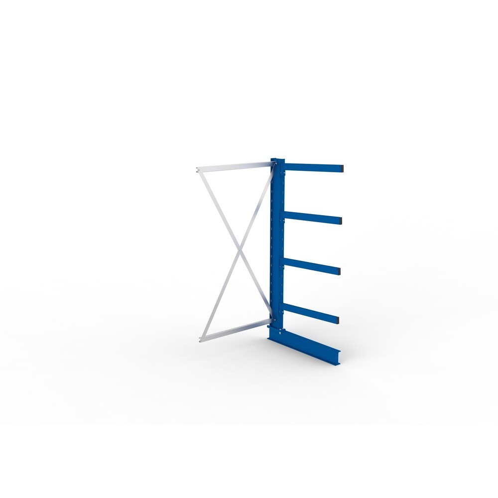 Número de imagen del producto 2: Estantería cantilever META, módulo adicional, unilateral, c.c. 250 kg, altura 2.000 mm, carga por módulo 1.650 kg