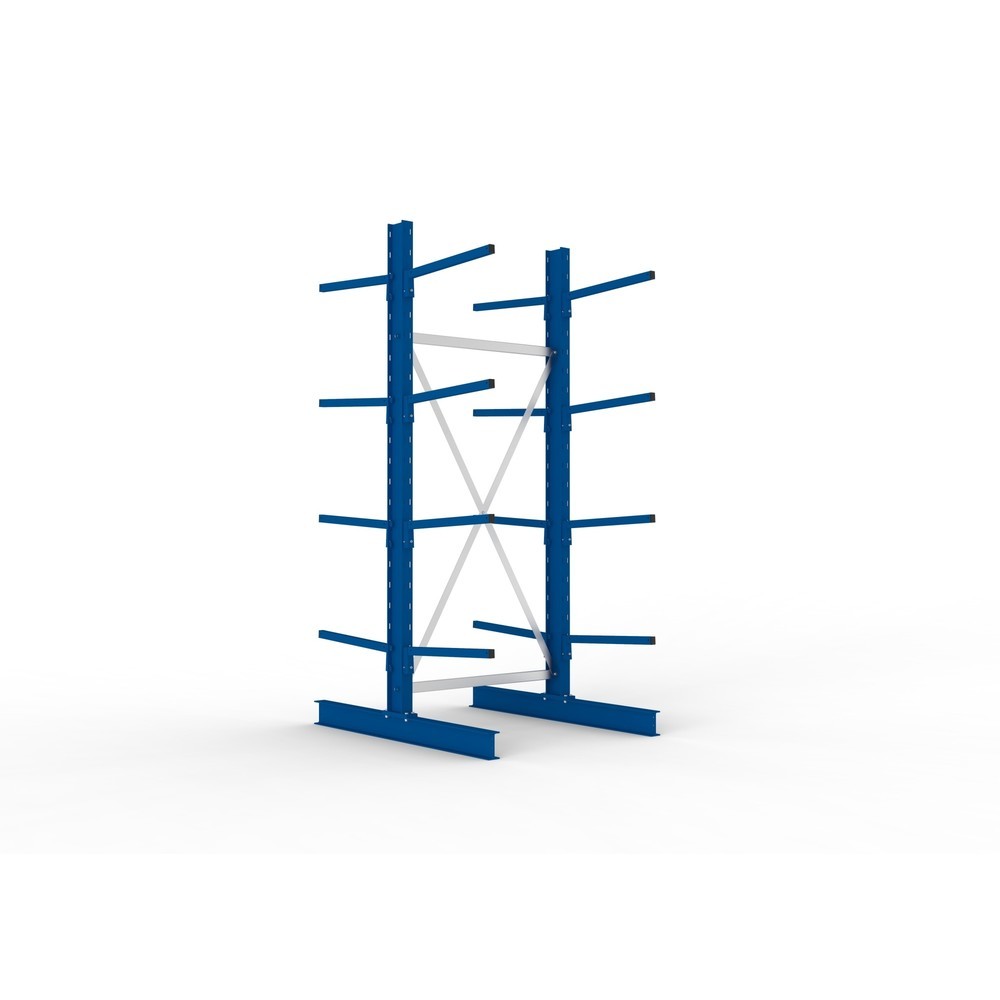Imagen del producto: Estantería cantilever META, módulo inicial, bilateral, c.c. 140 kg, altura 2.500 mm