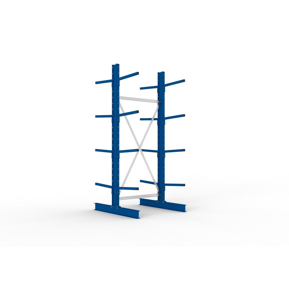 Imagen del producto: Estantería cantilever META, módulo inicial, bilateral, c.c. 175 kg, altura 2.500 mm