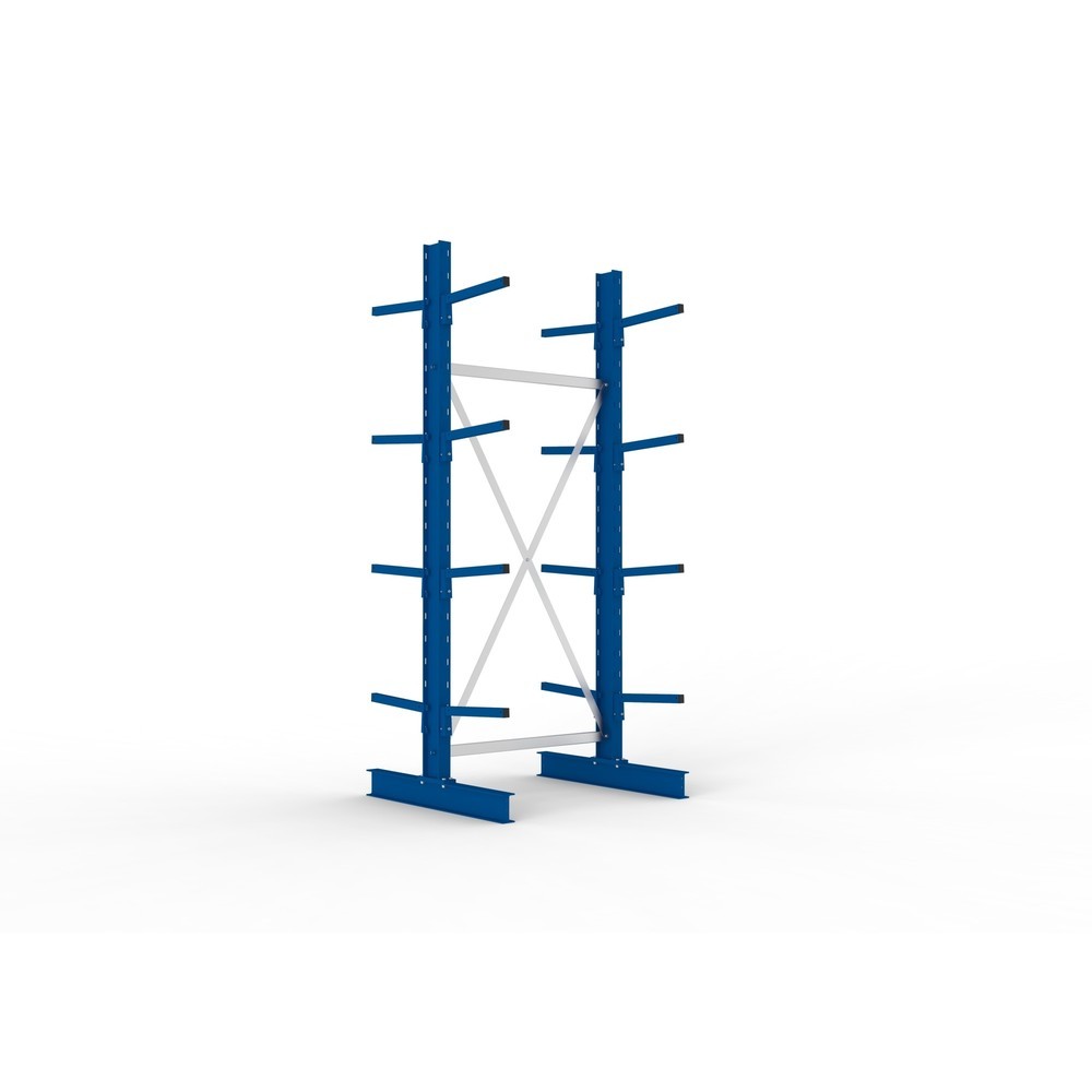 Imagen del producto: Estantería cantilever META, módulo inicial, bilateral, c.c. 220 kg, altura 2.500 mm