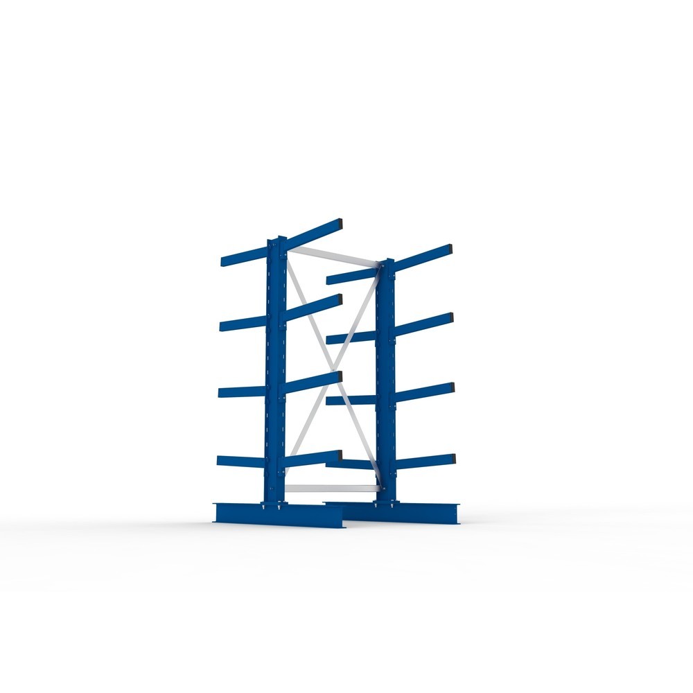 Número de imagen del producto 3: Estantería cantilever META, módulo inicial, bilateral, c.c. 355 kg, altura 2.000 mm, carga por módulo 4.000 kg