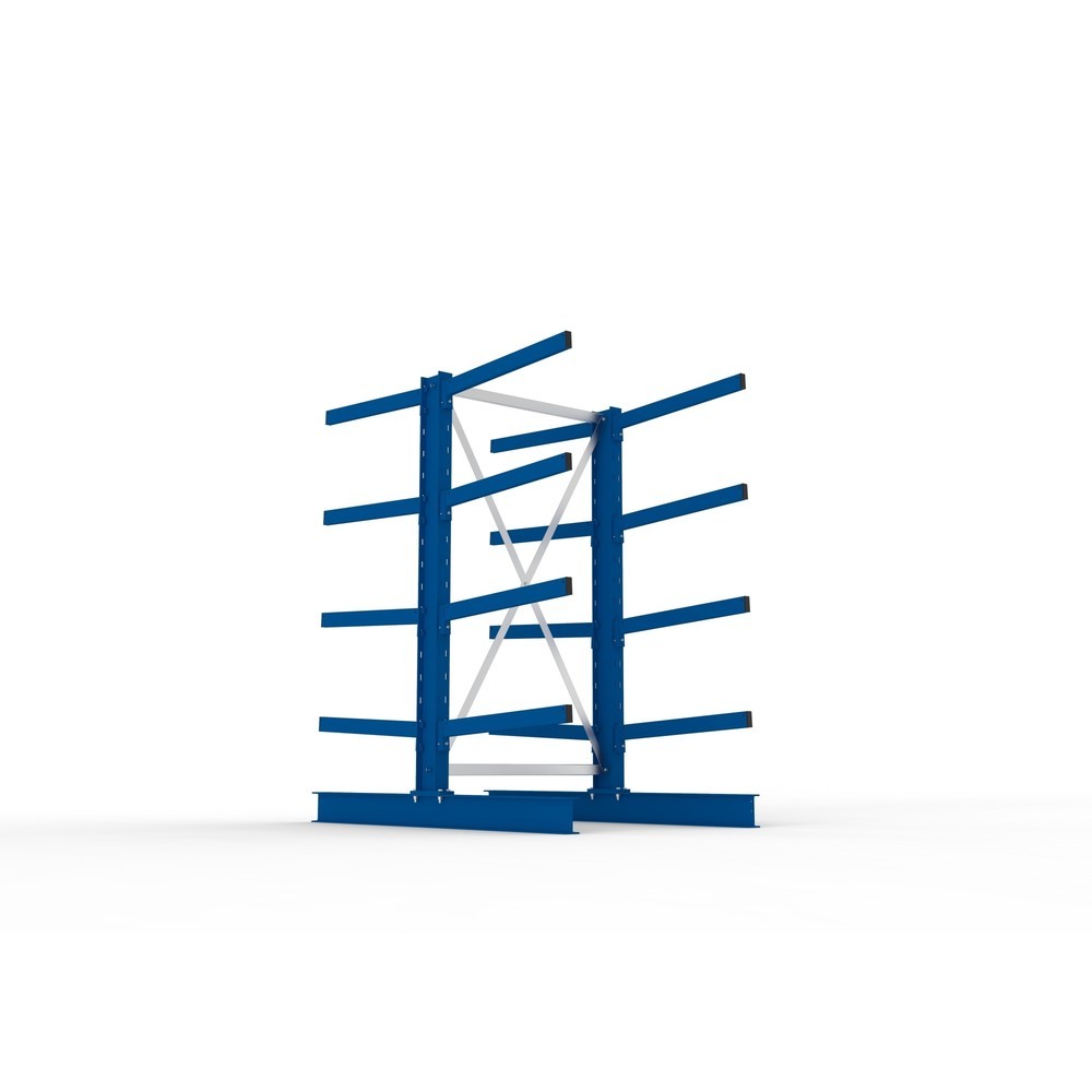 Número de imagen del producto 3: Estantería cantilever META, módulo inicial, bilateral, c.c. 250 kg, altura 2.000 mm, carga por módulo 3.300 kg