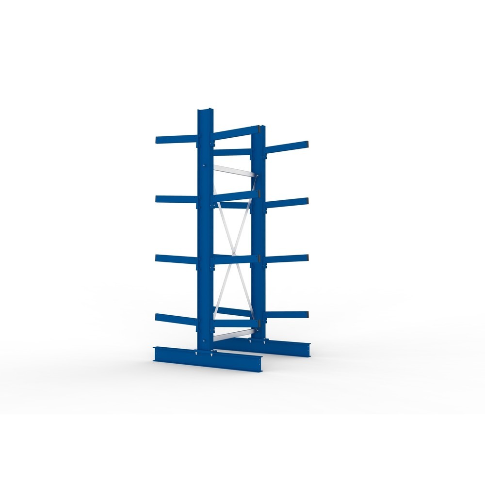 Número de imagen del producto 4: Estantería cantilever META, módulo inicial, bilateral, c.c. 430 kg, altura 2.500 mm, carga por módulo 4.400 kg