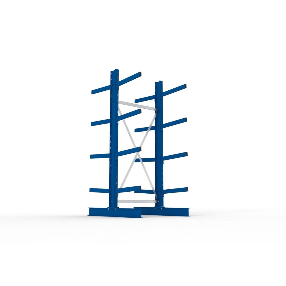 Número de imagen del producto 3: Estantería cantilever META, módulo inicial, bilateral, c.c. 355 kg, altura 2.500 mm, carga por módulo 3.800 kg
