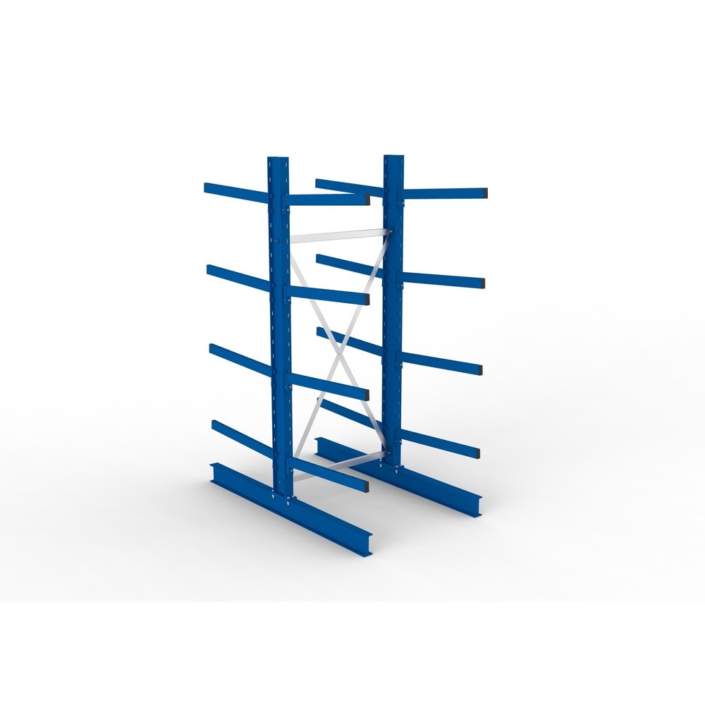 Número de imagen del producto 2: Estantería cantilever META, módulo inicial, bilateral, c.c. 250 kg, altura 2.500 mm, carga por módulo 3.000 kg