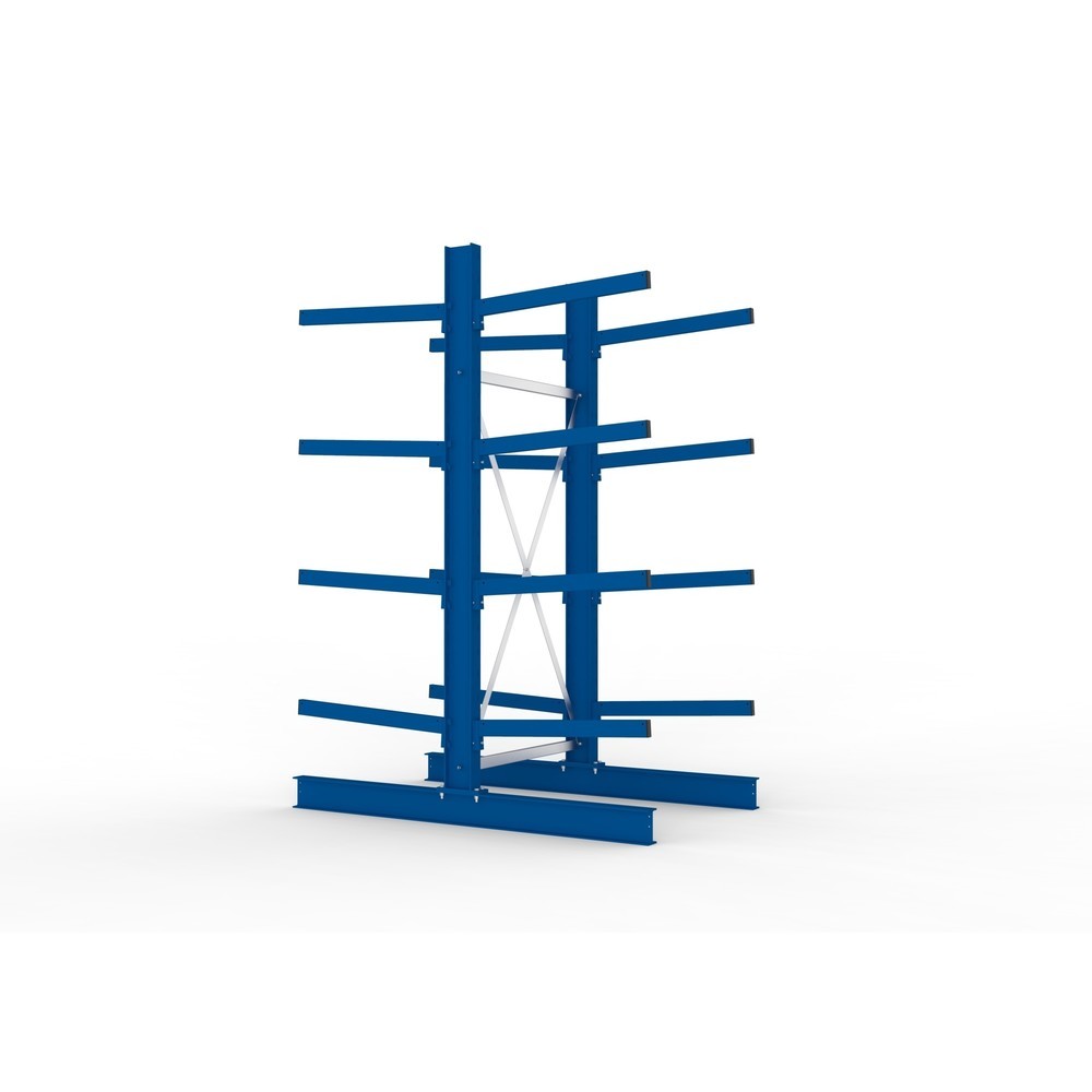 Número de imagen del producto 4: Estantería cantilever META, módulo inicial, bilateral, c.c. 250 kg, altura 2.500 mm, carga por módulo 3.000 kg