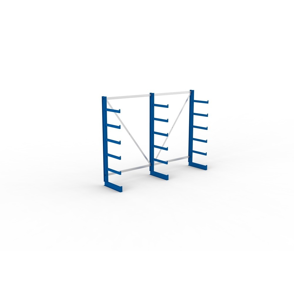 Número de imagen del producto 2: Estantería cantilever META, módulo inicial, unilateral, c.c. 200 kg, 3 escalas