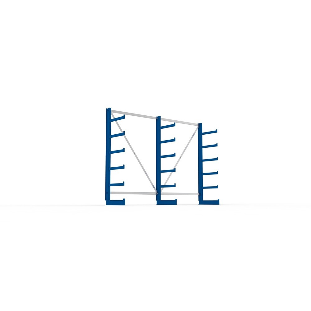 Número de imagen del producto 3: Estantería cantilever META, módulo inicial, unilateral, c.c. 200 kg, 3 escalas