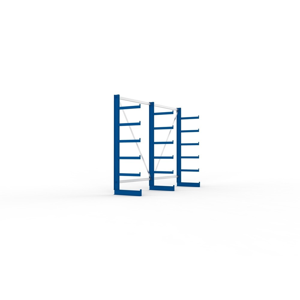 Número de imagen del producto 4: Estantería cantilever META, módulo inicial, unilateral, c.c. 200 kg, 3 escalas