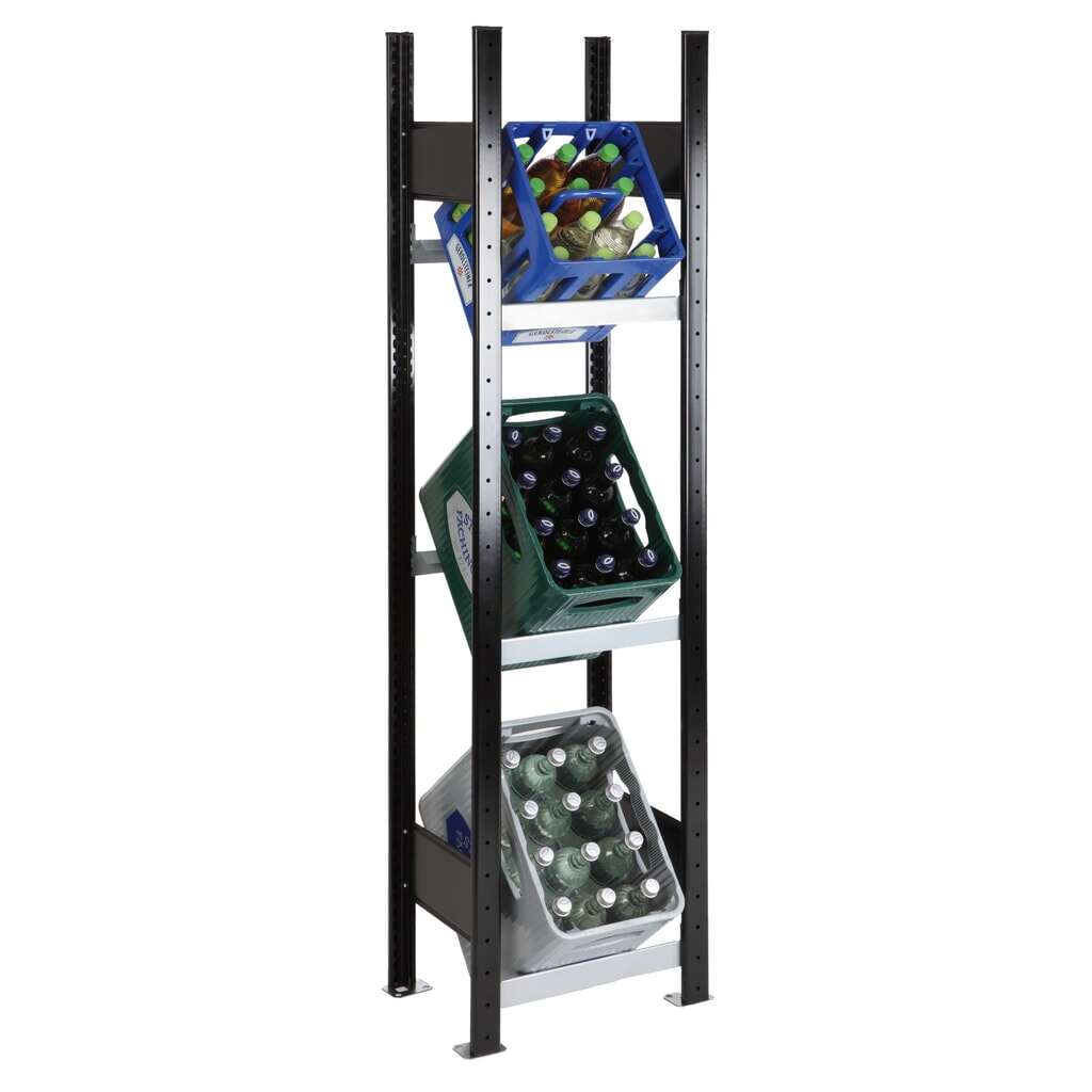 Imagen del producto: Estantería de cajas de bebidas SCHULTE, Al x An: 1.800 x 400 mm