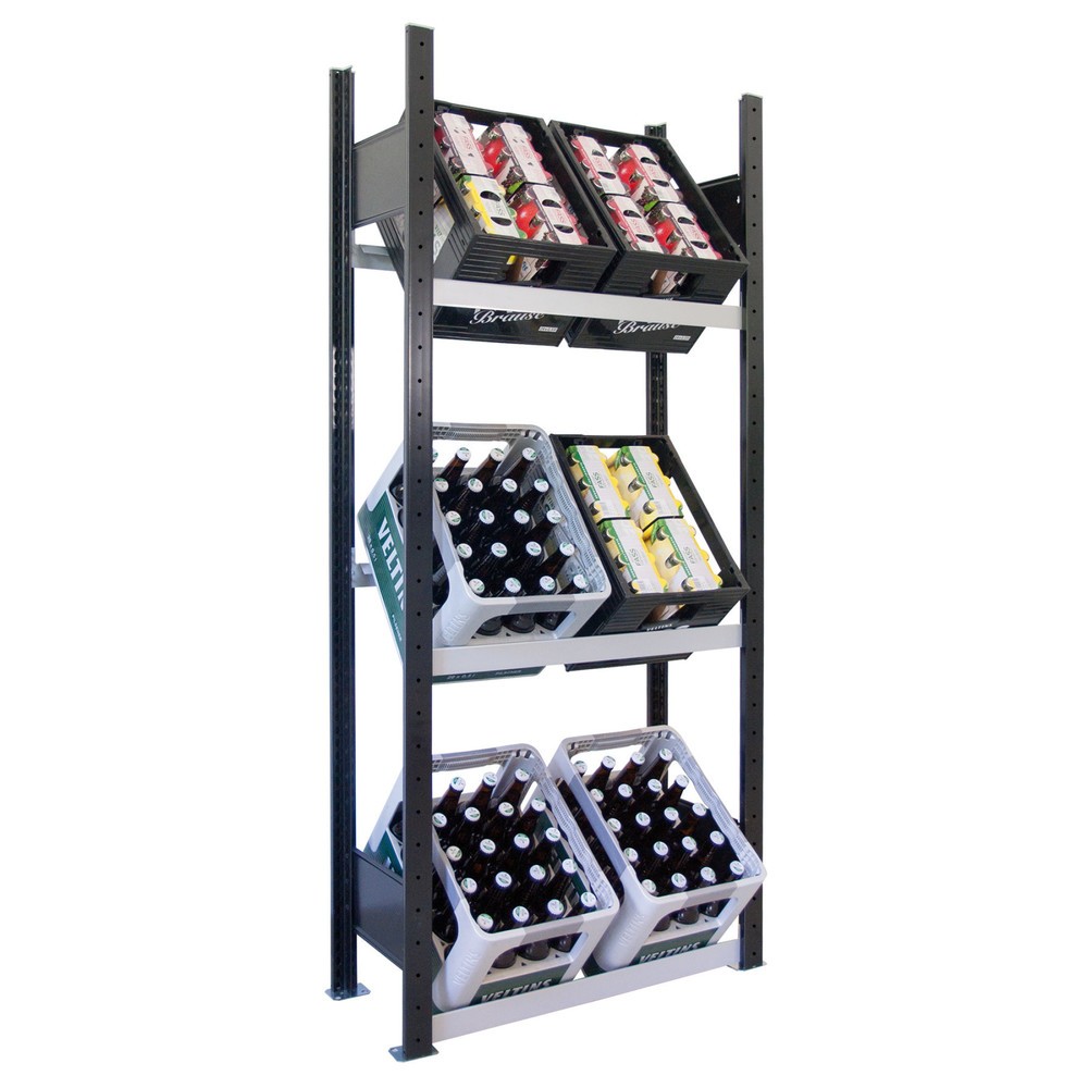 Número de imagen del producto 1: Estantería de cajas de bebidas SCHULTE, Al x An: 1.800 x 820 mm
