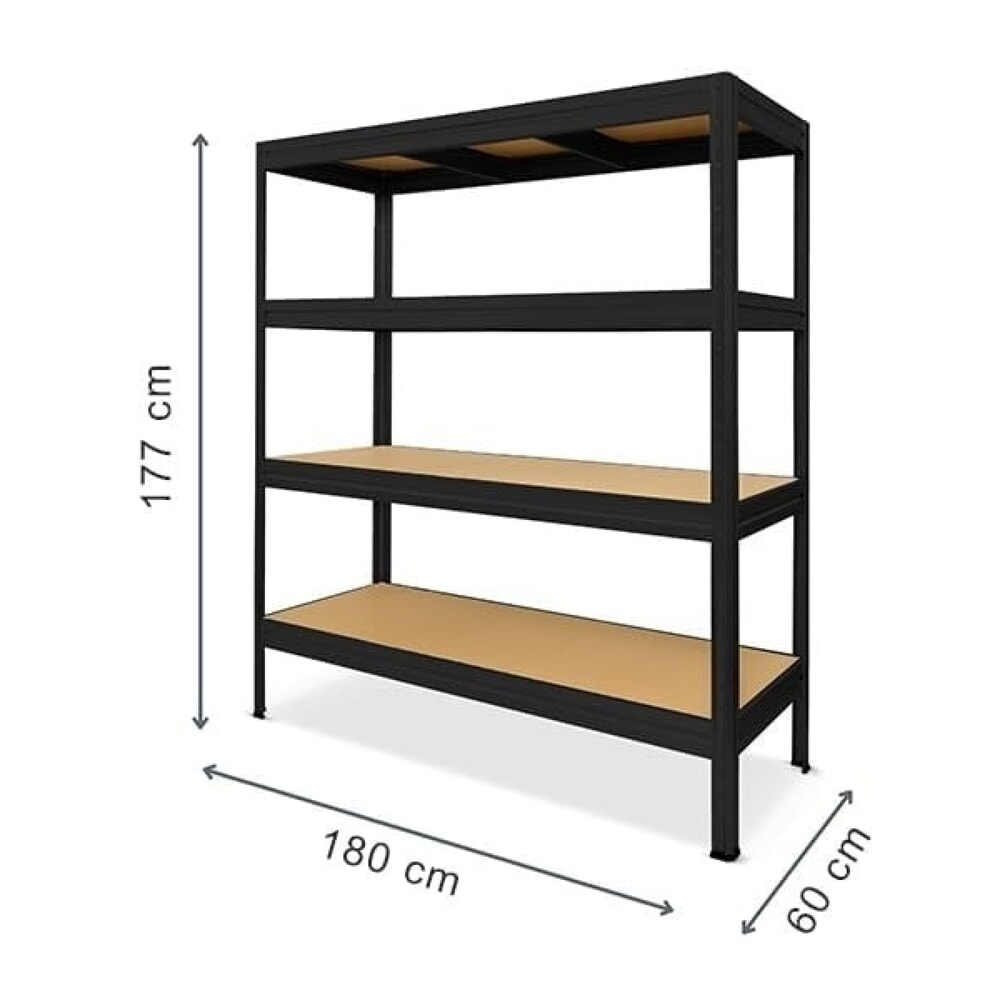 Número de imagen del producto 2: Estantería de cargas pequeñas Steinbock®, tipo L car x est 375 kg, H x A x F 1.770 x 1.600 x 600 mm