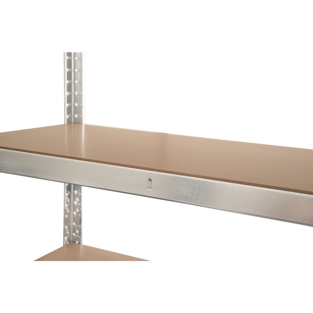 Número de imagen del producto 4: Juego de 2 estanterías de cargas pequeñas HEMMDAL galvanizadas, carga por estante 175 kg, HxAxF 1.800 x 900 x 400 mm