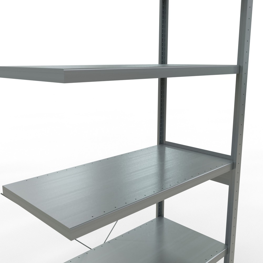 Número de imagen del producto 5: Estantería SCHULTE, módulo adicional, carga del estantería de cargas pequeñas 330 kg, galvanizado, alto H x An x F 2.500 x 1.000 x 500 mm