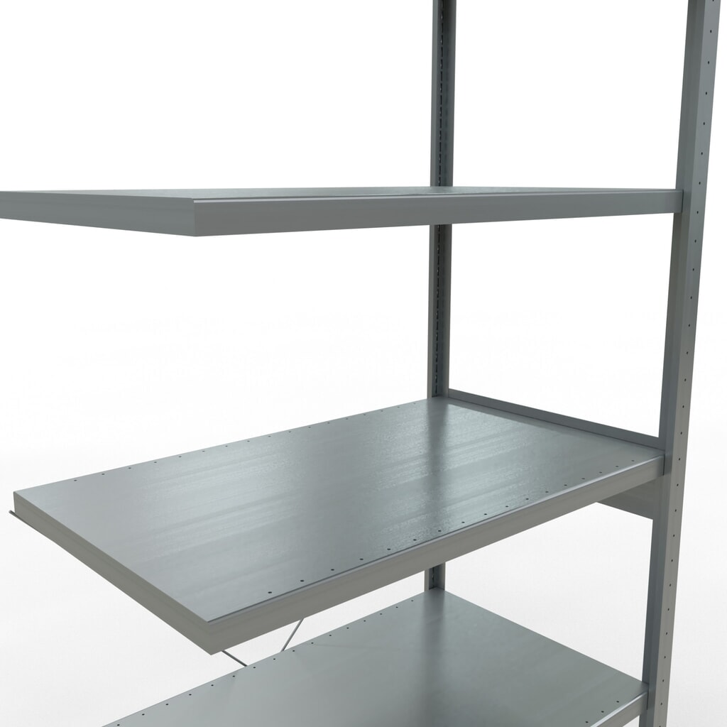 Número de imagen del producto 5: Estantería SCHULTE, módulo adicional, carga del estantería de cargas pequeñas 330 kg, galvanizado, alto H x An x F 2.500 x 1.000 x 600 mm