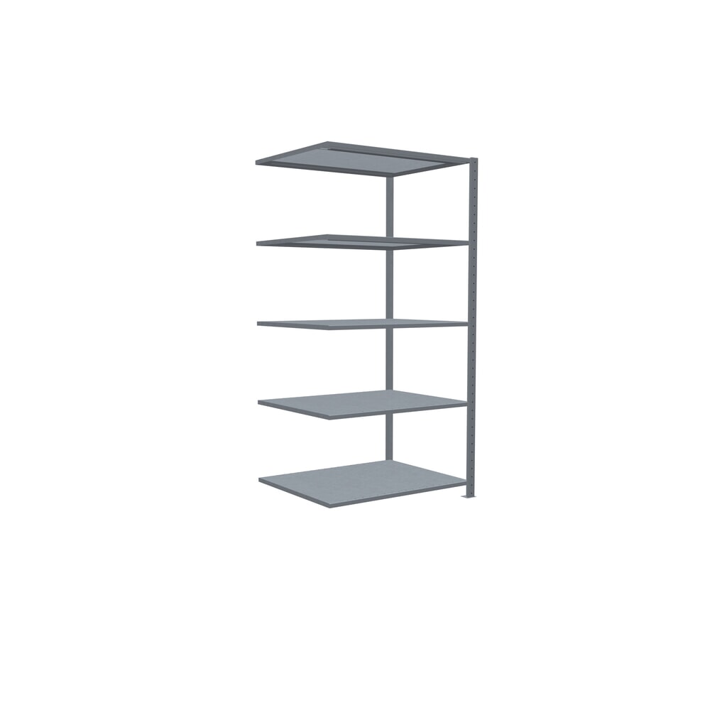 Número de imagen del producto 2: Estantería de cargas pequeñas SCHULTE con sistema de montaje encajado, módulo adicional, carga por estante de 330 kg, galvanizada, Al x An x F 2.000 x 1.000 x 800 mm