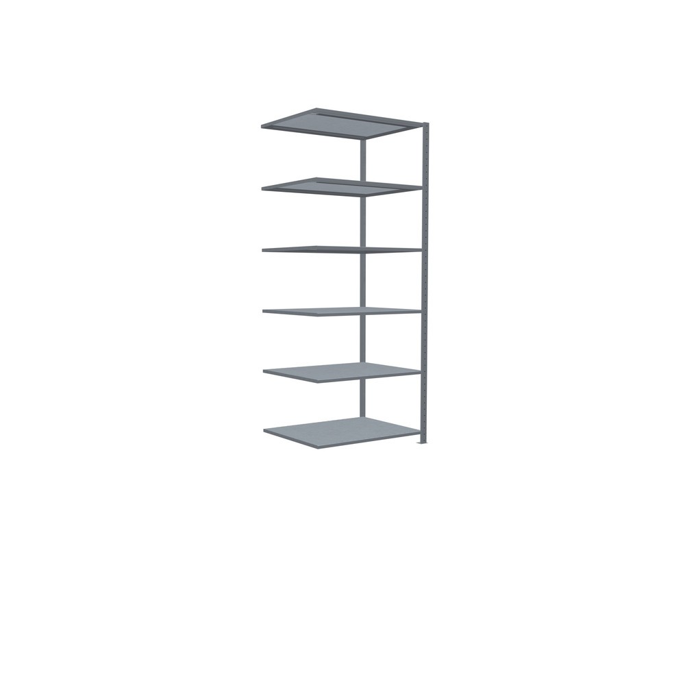 Número de imagen del producto 2: Estantería de cargas pequeñas SCHULTE con sistema de montaje encajado, módulo adicional, carga por estante de 330 kg, galvanizada, Al x An x F 2.500 x 1.000 x 800 mm