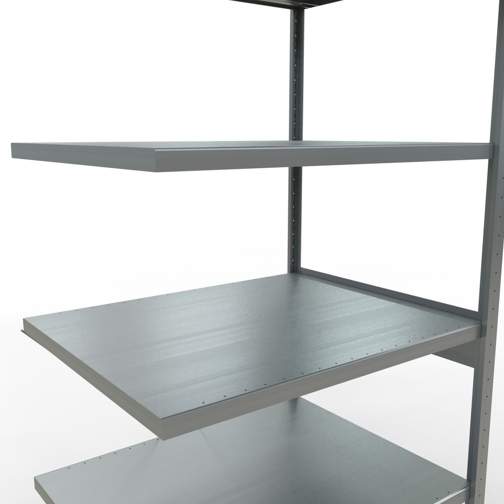 Número de imagen del producto 5: Estantería de cargas pequeñas SCHULTE con sistema de montaje encajado, módulo adicional, carga por estante de 330 kg, galvanizada, Al x An x F 2.500 x 1.000 x 800 mm