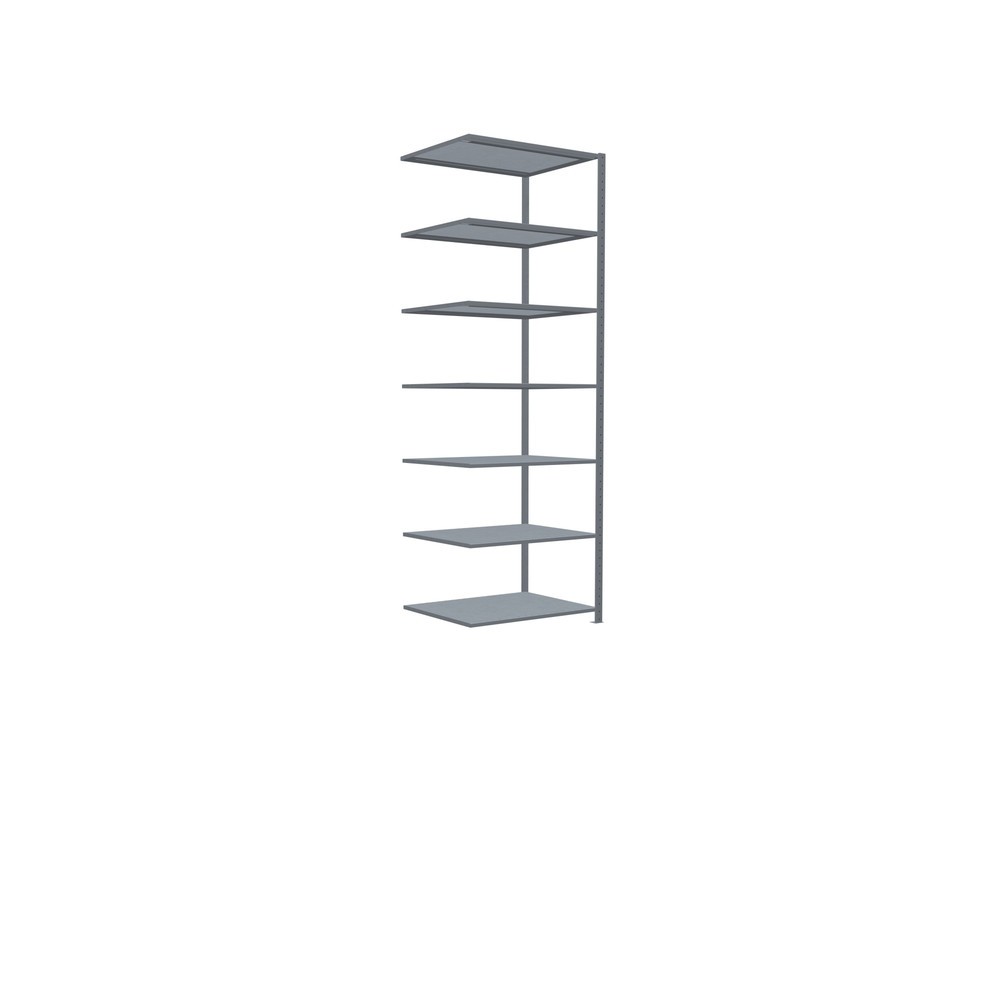 Número de imagen del producto 2: Estantería de cargas pequeñas SCHULTE con sistema de montaje encajado, módulo adicional, carga por estante de 330 kg, galvanizada, Al x An x F 3.000 x 1.000 x 800 mm