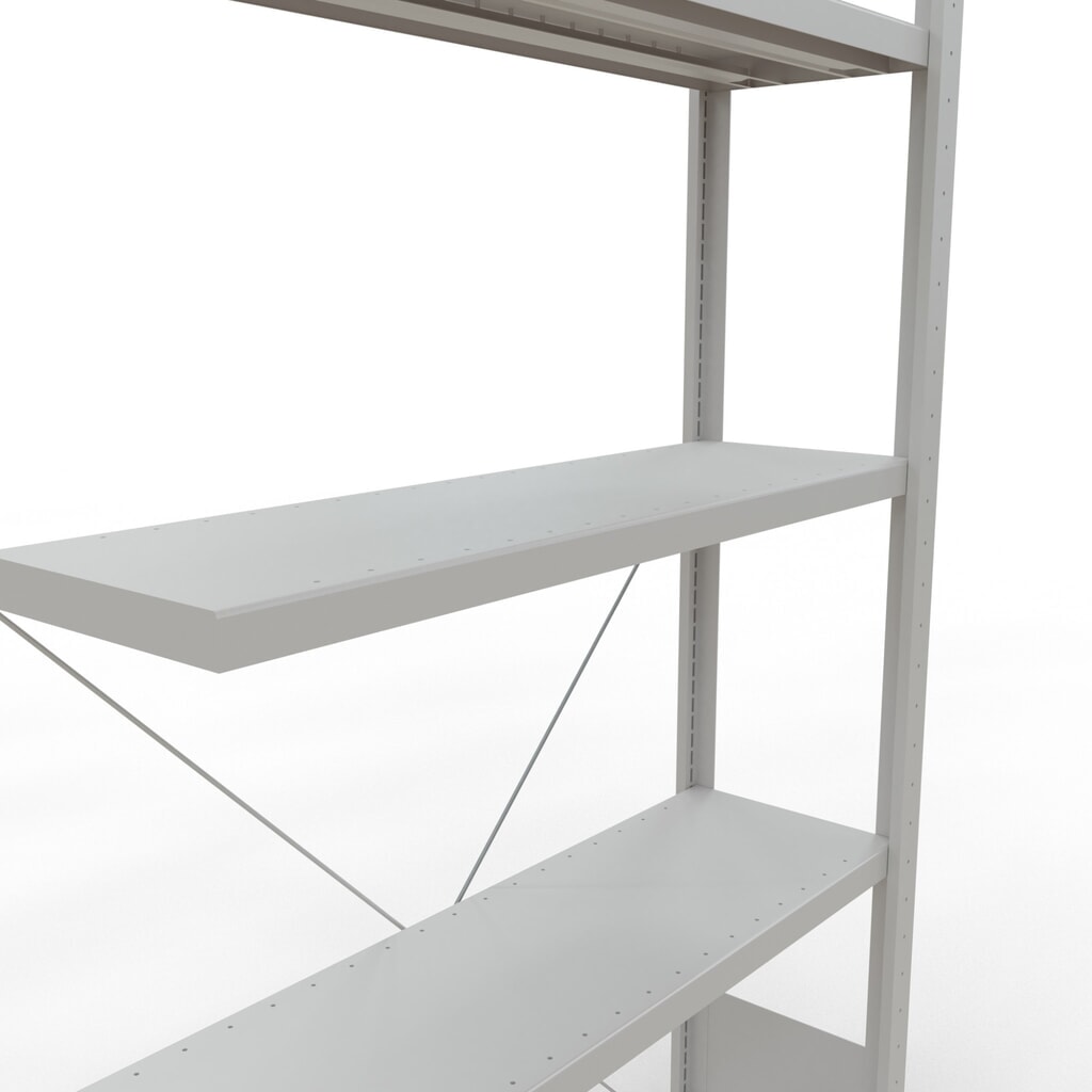 Estantería de cargas pequeñas SCHULTE con sistema de montaje encajado, módulo adicional, carga por estante de 330 kg, azul claro, Al x An x F 2.000 x 1.000 x 300 mm Número de imagen del producto 5: Estantería de cargas pequeñas SCHULTE con sistema de montaje encajado, módulo adicional, carga por estante de 330 kg, azul claro, Al x An x F 2.000 x 1.000 x 300 mm