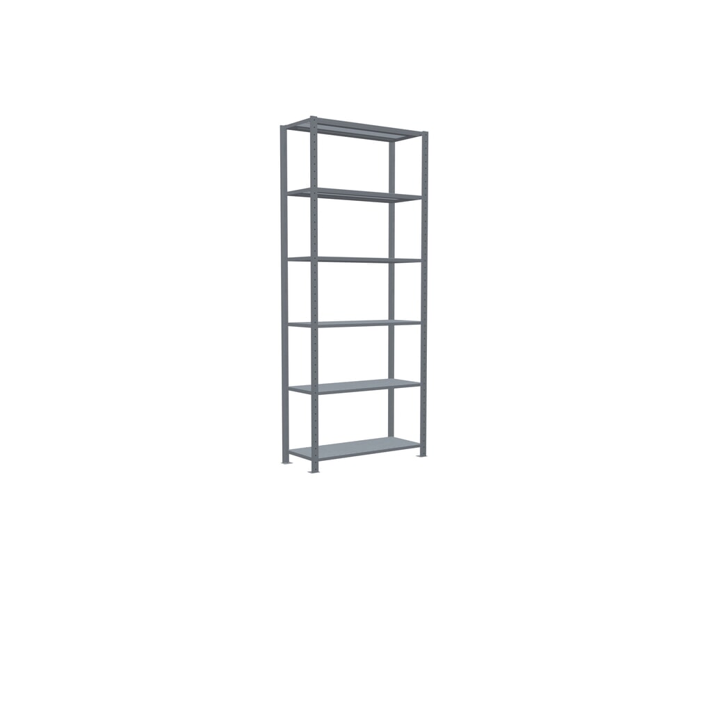 Número de imagen del producto 2: Estantería de cargas pequeñas SCHULTE galvanizada, carga por estante 330 kg, HxAxF 2.500 x 1.060 x 436 mm