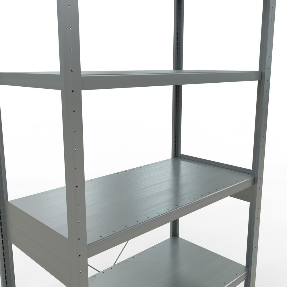 Número de imagen del producto 5: Estantería de cargas pequeñas SCHULTE galvanizada, carga por estante 330 kg, HxAxF 2.500 x 1.060 x 536 mm