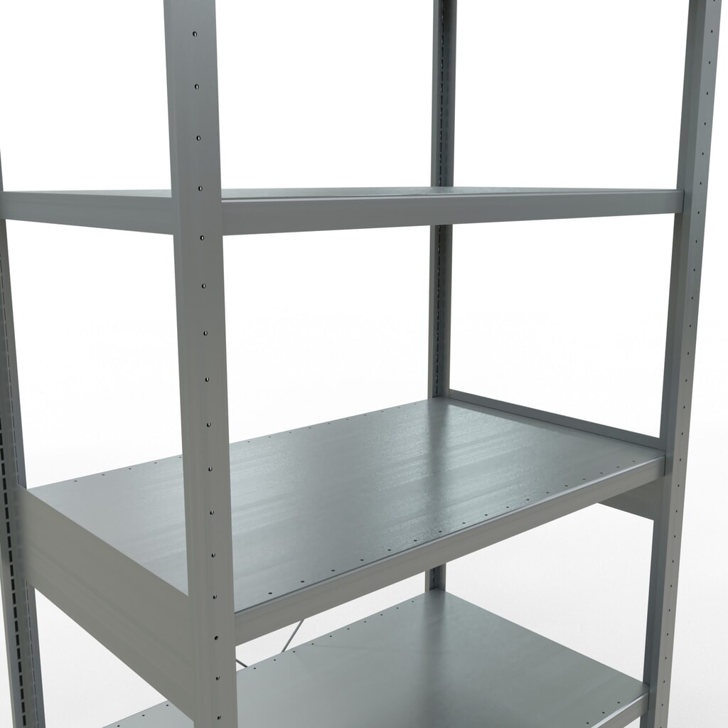 Estantería de cargas pequeñas SCHULTE galvanizada, carga por estante 330 kg, HxAxF 2.500 x 1.060 x 636 mm Número de imagen del producto 5: Estantería de cargas pequeñas SCHULTE galvanizada, carga por estante 330 kg, HxAxF 2.500 x 1.060 x 636 mm